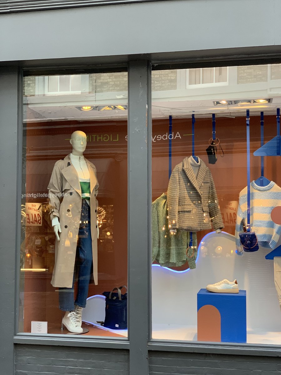 JavelinRetail's tweet photo. Our spring window display is in and it's full of gorgeous new arrivals, from Colorful Standard to a selection of denim, ready for your new season wardrobe! https://t.co/C0fFb2IFJG