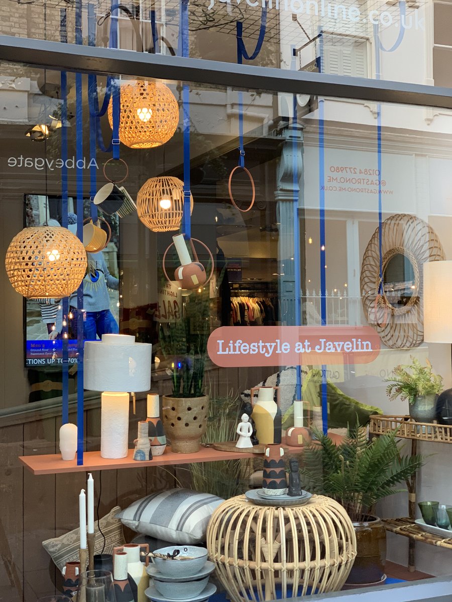 JavelinRetail's tweet photo. Our spring window display is in and it's full of gorgeous new arrivals, from Colorful Standard to a selection of denim, ready for your new season wardrobe! https://t.co/C0fFb2IFJG