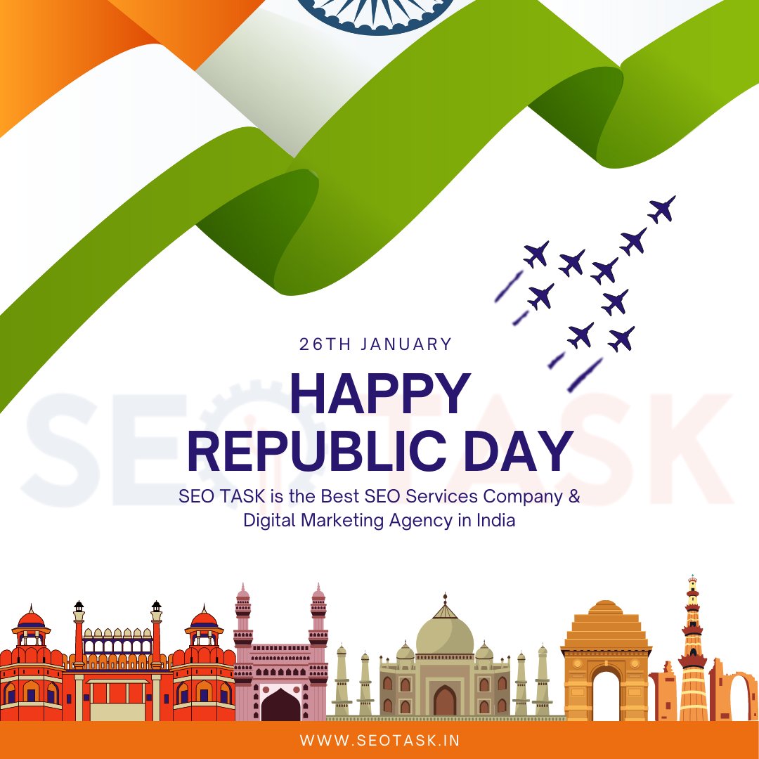 seotask_'s tweet photo. SEO TASK Wishing You A HAPPY REPUBLIC DAY 2022

📞 Call: +91 7738223450
📧: hello@seotask.in
🌐: https://t.co/DpR3uZugeP

#digitalmarketing #seoagency #seo #seotasks #seotask #websitedesign #webdevelopment #webdesigner #webdeveloper #26january #RepublicDay #HappyRepublicDay https://t.co/USEUOJVyfd