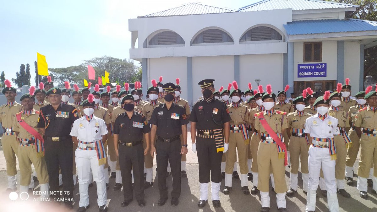 Komal18531007's tweet photo. Republic day commemorates the spirit of independent and individual India. #RepublicDay is Celebrated with parades, distribution of sweets. #73rdRepublicDay 
@NCCDte_TNPAN @pmo @HQ_DG_NCC https://t.co/aDUjvm3EMT