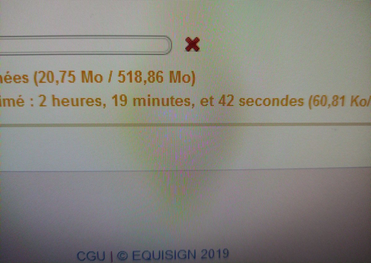 Cher avocat, votre actualisation de dossier arrive, doucement mais sûrement... Vous l'aurez peut être dans la matinée si PLEX ne plante pas au milieu de l'envoi comme hier.
#JusticeMalade