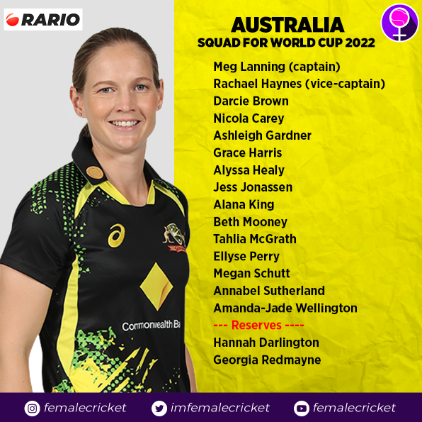 Australian Women Cricket Team Captain