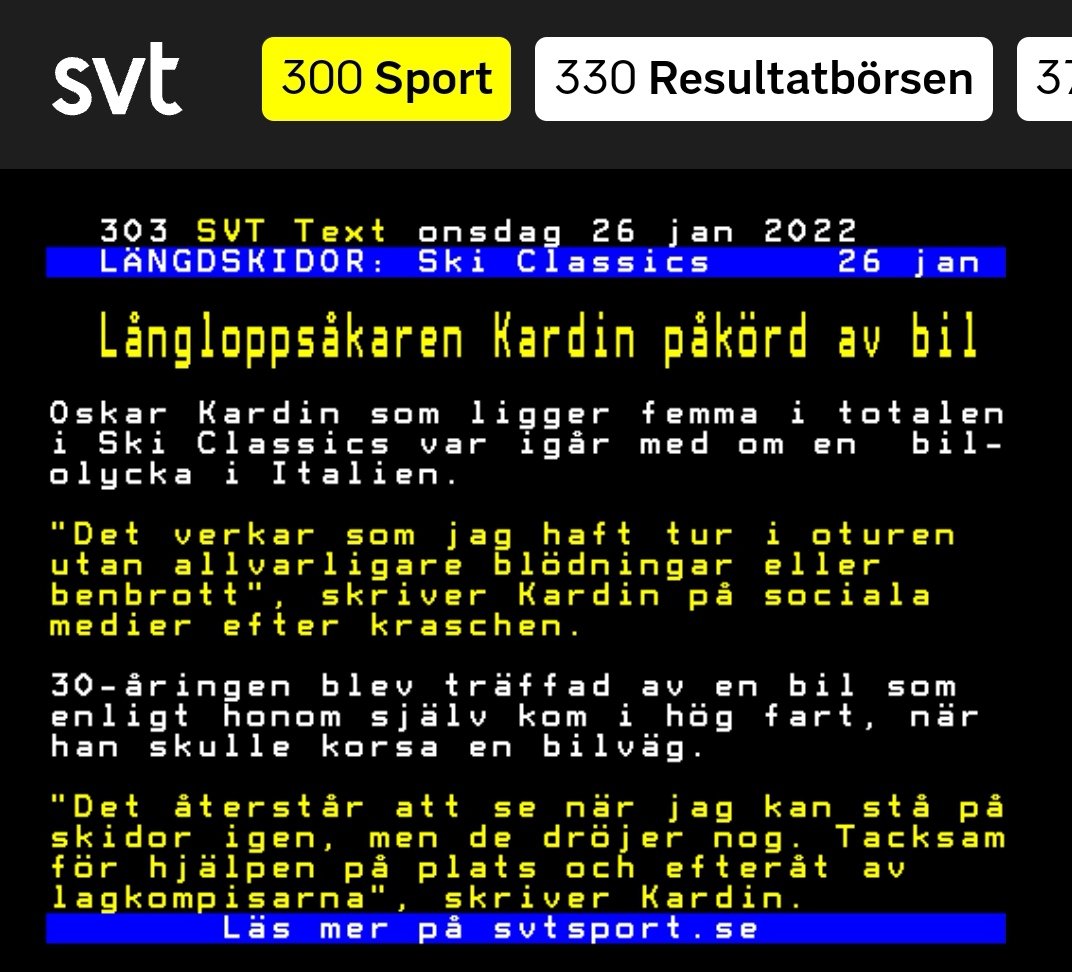 CycleCarMan's tweet photo. Skidor, stavar och pjäxor påkörda av bil
#ingenbakomratten
@svtnyheter @SVTSport https://t.co/9jnBi3qaZo