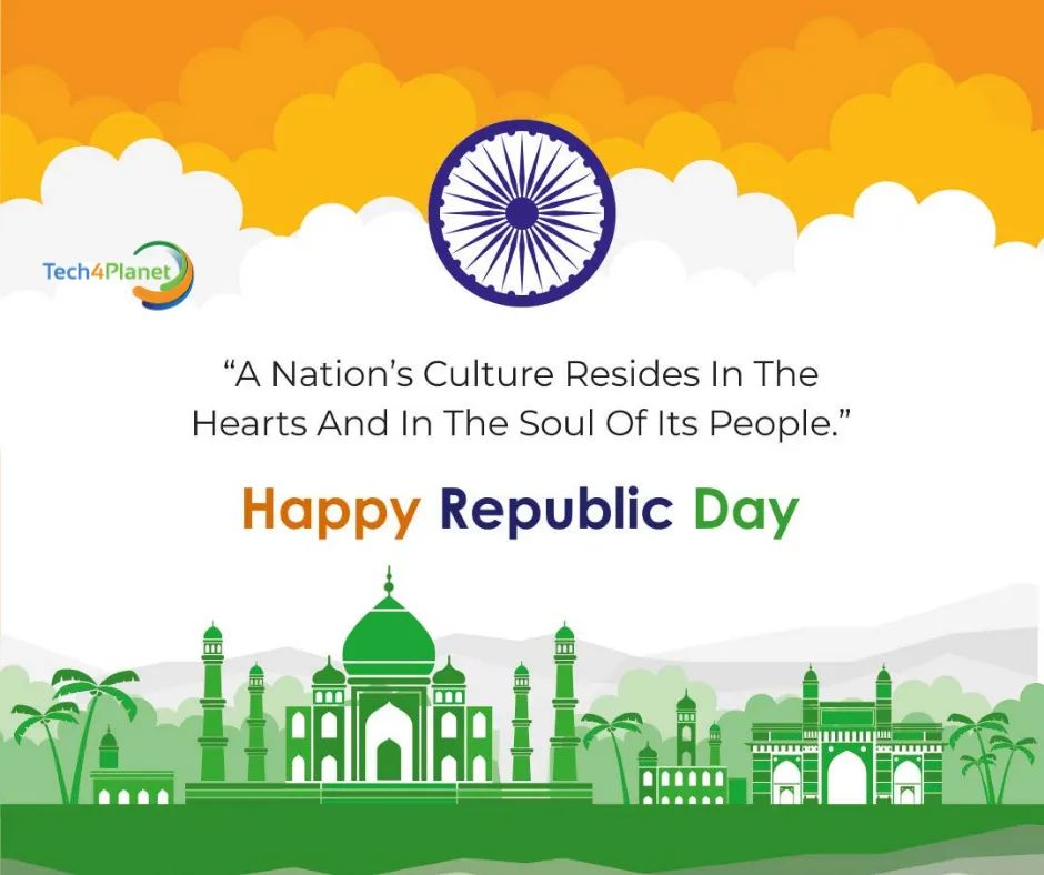 tech4planet's tweet photo. Let's work together to take the nation towards a more prosperous, stronger, and happier future.
Happy Republic Day!

#happyrepublicday #happyrepublicday🇮🇳 
#happyrepublicday2022 https://t.co/ezos3aDX9F