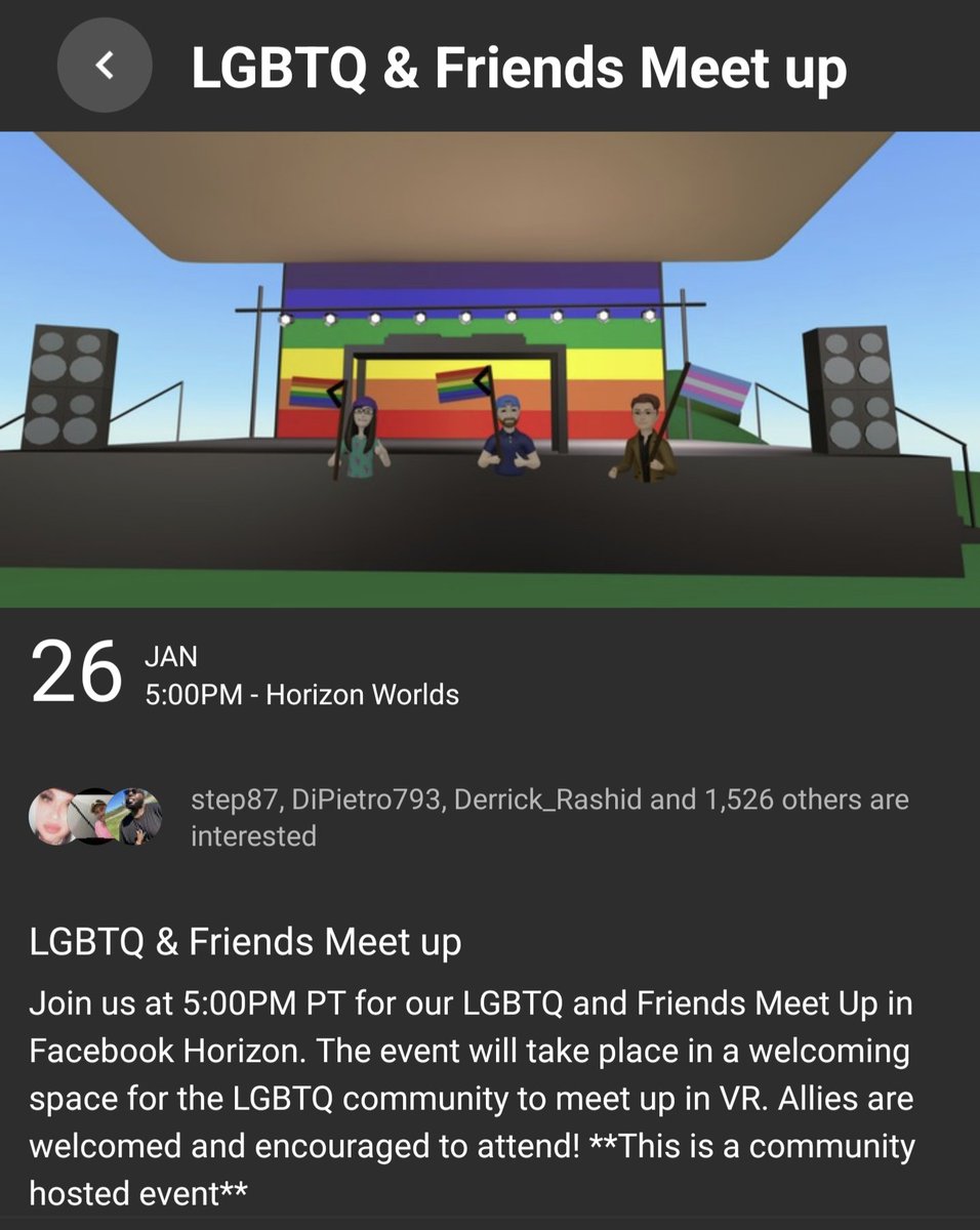 VR LGBTQ Meet up (@vrlgbtqmeetup) on Twitter photo 