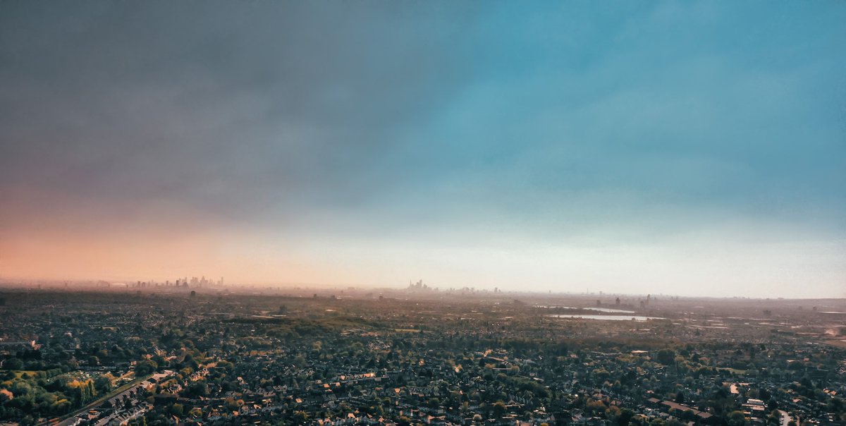 Sunrise over rainy London <a href="/thesavageapp/">SAVAGE</a> #SAVAGESunriseCompetition
