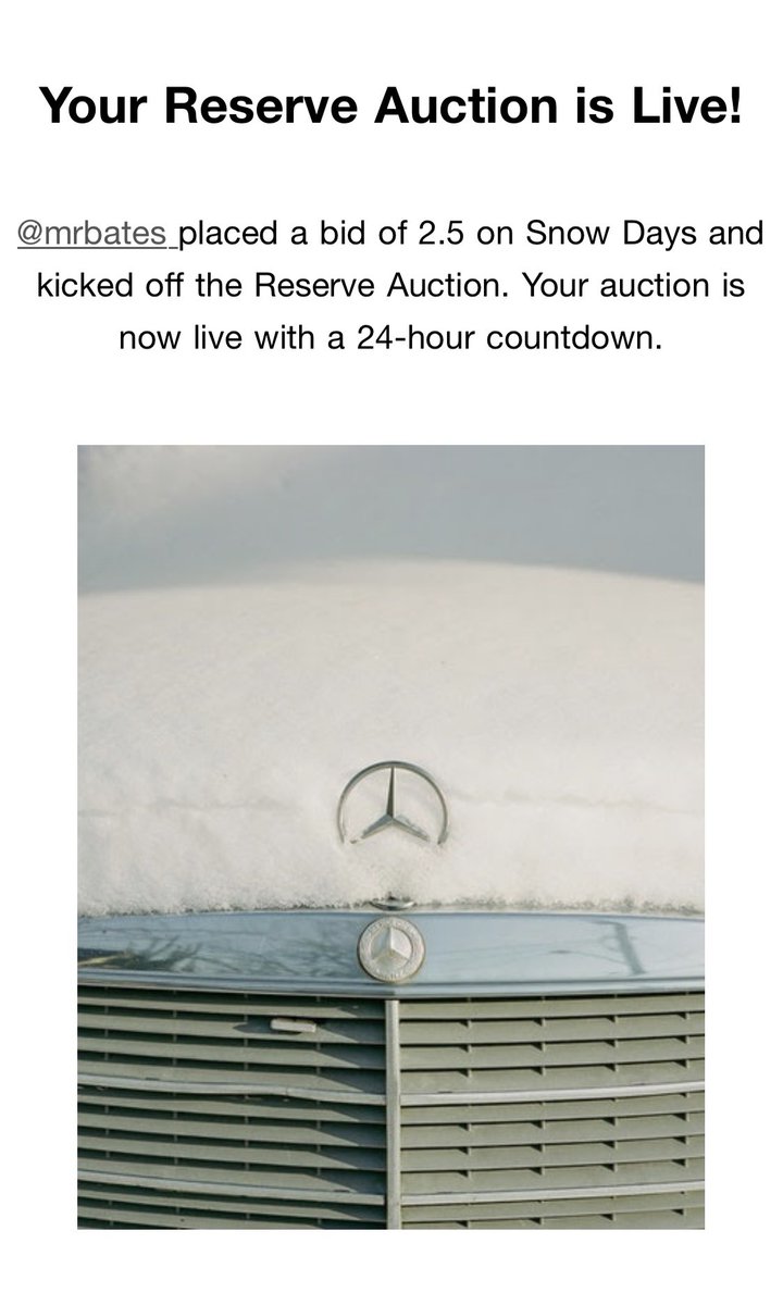 kristophershinn's tweet photo. Holy shit, @Mr____Bates already met the reserve on my @SuperRare genesis “Snow Days” 🤯 I’m absolutely at a loss for words https://t.co/cnScBh3iPD