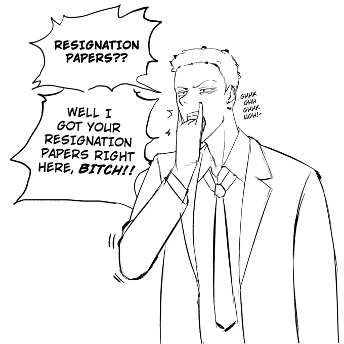 Resignation papers 
