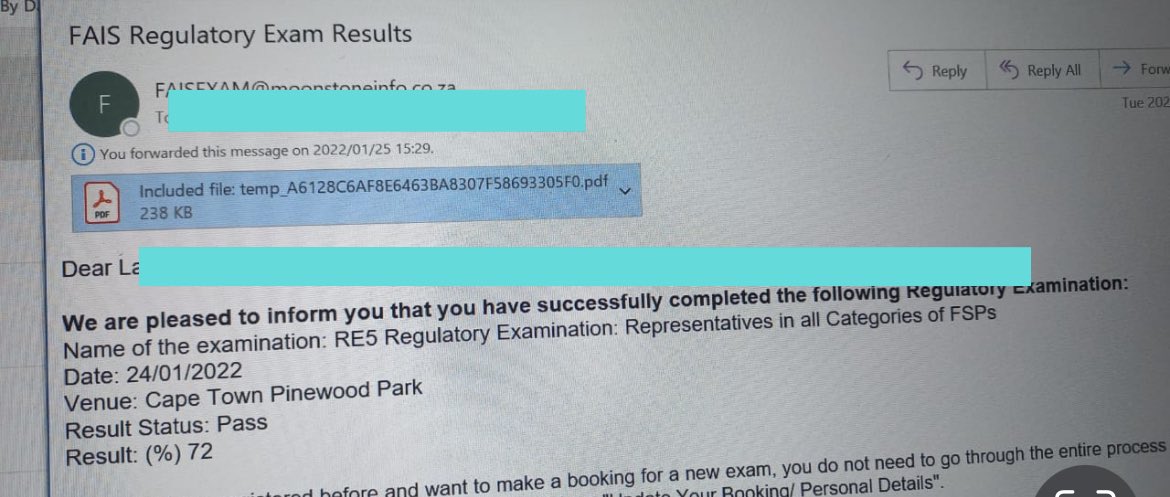 PuliMolete's tweet photo. She reached out on Instagram, stressed that if she didnโt pass sheโd get debarred at the end of this month.
We had our classes last week. She wrote on a Monday and received her results the next day.
#Passed #RegulatoryExam #RegulatoryExamination #StudyWithPuleng #RE https://t.co/Kg1eMY7Axx