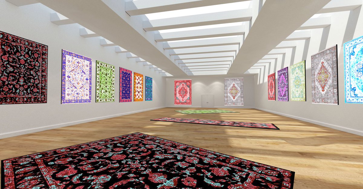 CrispyCarpets's tweet photo. Don't you want the beauty of a carpet in the Metaverse?

Visit my carpet shop on Opensea at
https://t.co/twXFmVCRrD

Visit my Metaverse gallery on Oncyber at https://t.co/HASw9En28n https://t.co/qjSOAUpgki