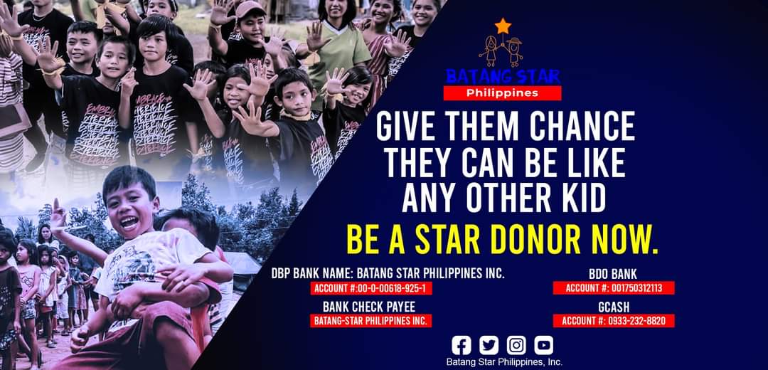 BatangStarPh's tweet photo. 𝙔𝙊𝙐 𝘾𝘼𝙉 𝙈𝘼𝙆𝙀 𝘼 𝘿𝙄𝙁𝙁𝙀𝙍𝙀𝙉𝘾𝙀 𝙒𝙄𝙏𝙃 𝙔𝙊𝙐𝙍 𝘿𝙊𝙉𝘼𝙏𝙄𝙊𝙉𝙎 𝙏𝙊 𝘽𝘼𝙏𝘼𝙉𝙂 𝙎𝙏𝘼𝙍 𝙋𝙃𝙄𝙇𝙄𝙋𝙋𝙄𝙉𝙀𝙎 (𝘽𝘼𝙏𝘼𝙉𝙂 𝙎𝙏𝘼𝙍). 

The NEED is getting very HUGE amidst this COVID-19 Pandemic, necessary lockdowns and Disaster cases. https://t.co/xgF2kpRzR4