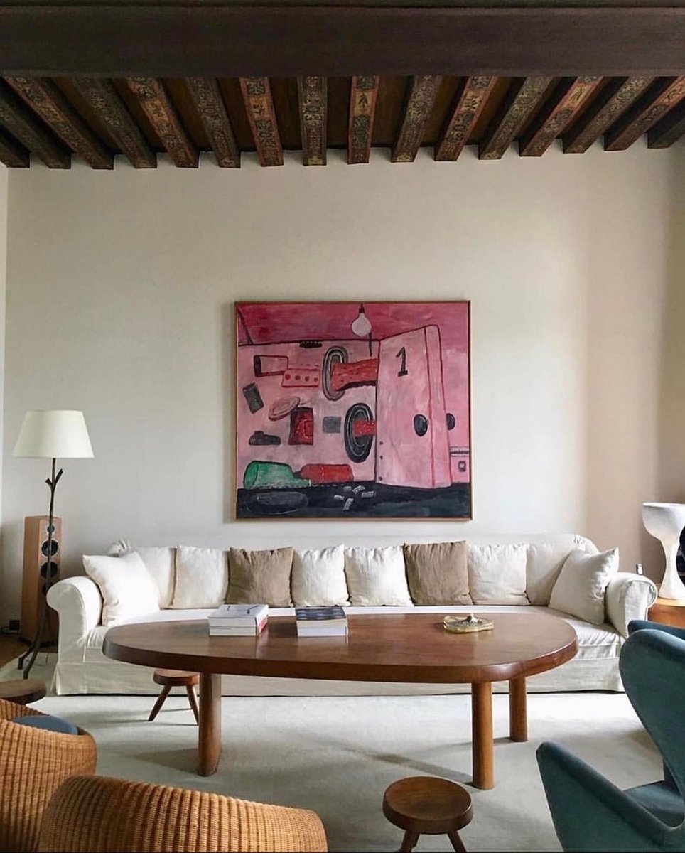 This is truly live-able. Colorful art, textural ceiling. Classic upholstered goods!  Right up my alley! 
💕💕💕💕Nailed it

Project by: <a href="/claesjuhlin/">Claes Juhlin</a>
📸:  unknown
Repost from: <a href="/altforliving/">ALT for Living</a>

#thevibrantinterior #andreaschumacherinteriordesign #denverinteriordesigner #santabarbara