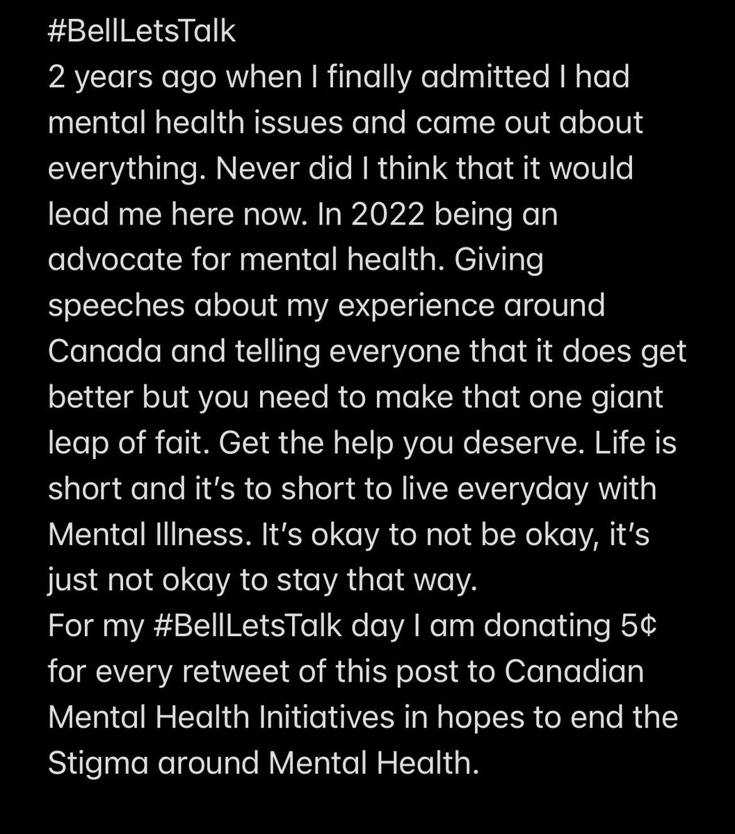#BellLetsTalk