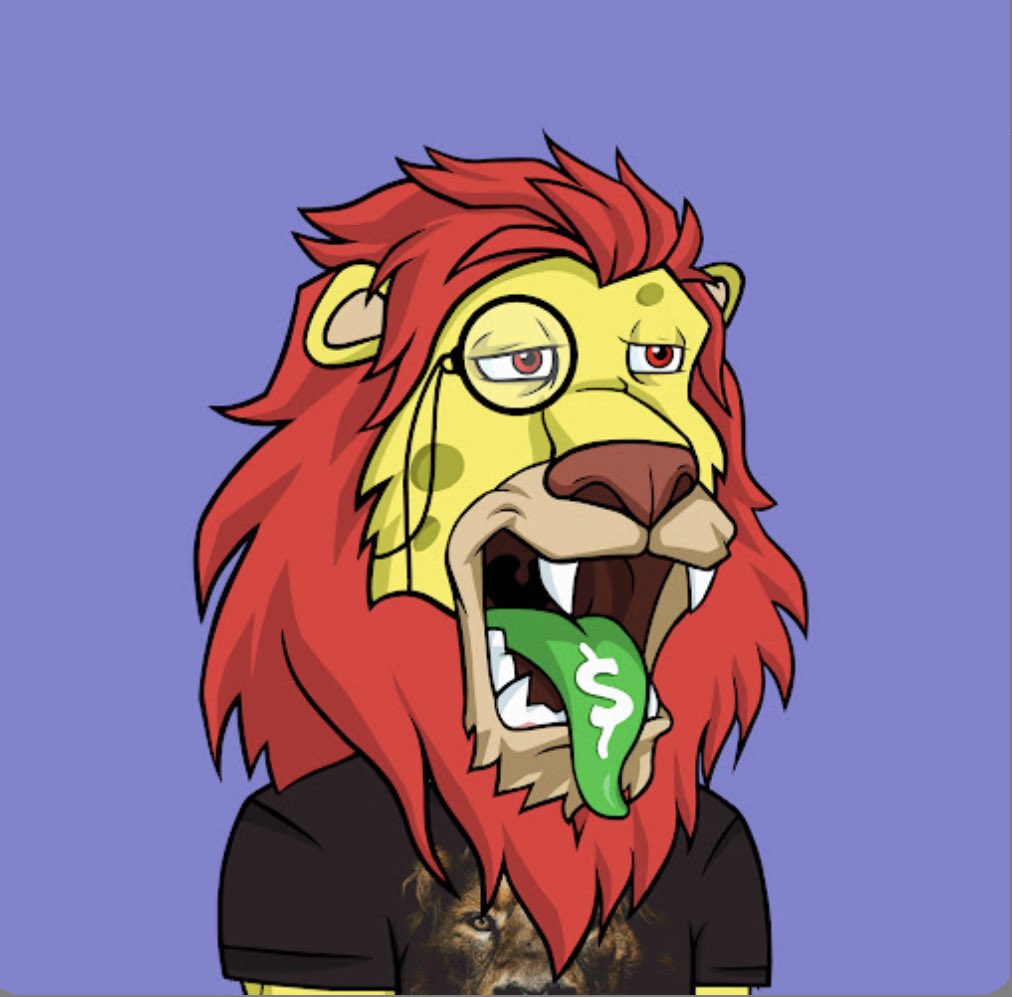 _eightbit_'s tweet photo. @Blockaid1 @LazyLionsNFT That’s what fire meeting ice looks like. Well done, king! https://t.co/6MZZRdEKzD