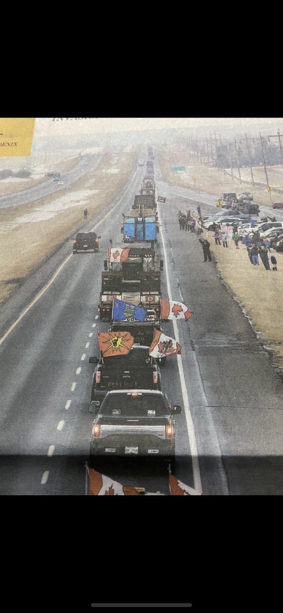 BobPringle11's tweet photo. “Freedom” ya right…more like stupidity on a number of levels…get passionate about the environment or hungry children, do something important! And quit saying that you are unifying Canada! Like you, this brings tears to my eyes too because you are jeopardizing traffic safety… https://t.co/rlnQxHTqVF