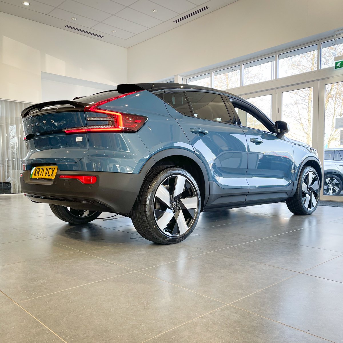 TMSMotorGroup's tweet photo. Have a look at what has just arrived at TMS Volvo Coventry.

The C40 Recharge is now available to test drive.

For more information and to book a test drive -  https://t.co/j5tMAfAphu

#volvoc40 #newarrival #volvo #volvodealer #c40volvo #volvoleicester #volvocoventry #newcars https://t.co/bCBo7wrnLg