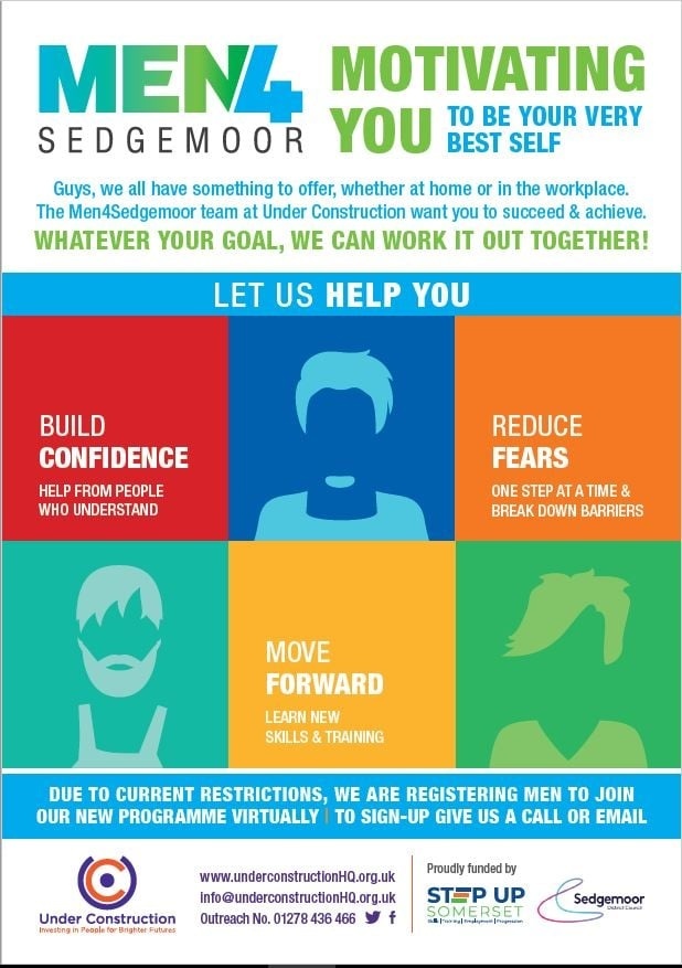 SedgemoorDC's tweet photo. The #100WomenFirst project run by @_ConstructionHQ helps members back into work, body image can be a barrier to success so they set up a Slimming World group to help members with confidence
@_underconstructionhq also offer support via their #Men4Sedgmoor project more details 👇 https://t.co/LQPKDySR2e