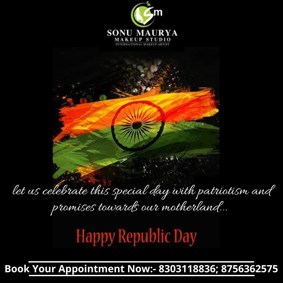 sonu_makeup's tweet photo. @sonu_makeup happy Republic Day https://t.co/nj4TYsBWD4