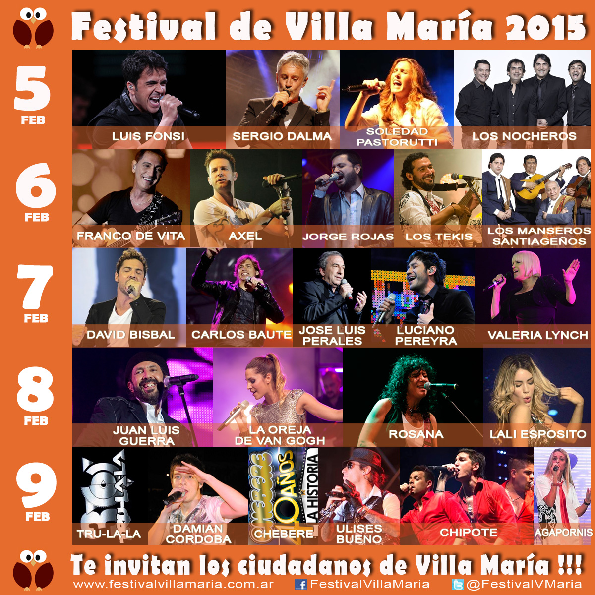 ¿Cuál fué tu grilla de artistas preferida del Festival Internacional de Villa María? ¿Recordás algún año en particular? ¿Lo recordás por algún artista en particular?