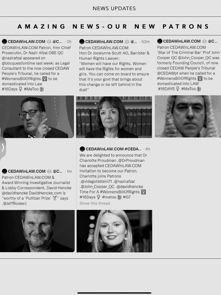 SW10etseq's tweet photo. Moral argument isn’t working for us which is what we rely on as piecemeal #EqualityActs don’t live up to their hashtags. #WomensBillOfRights #CEDAWinLaw will ensure #Women & #Girls are taken seriously.
⏭🆓Subscribe here https://t.co/m8vFu1dVS8 https://t.co/85DnJMGGDn