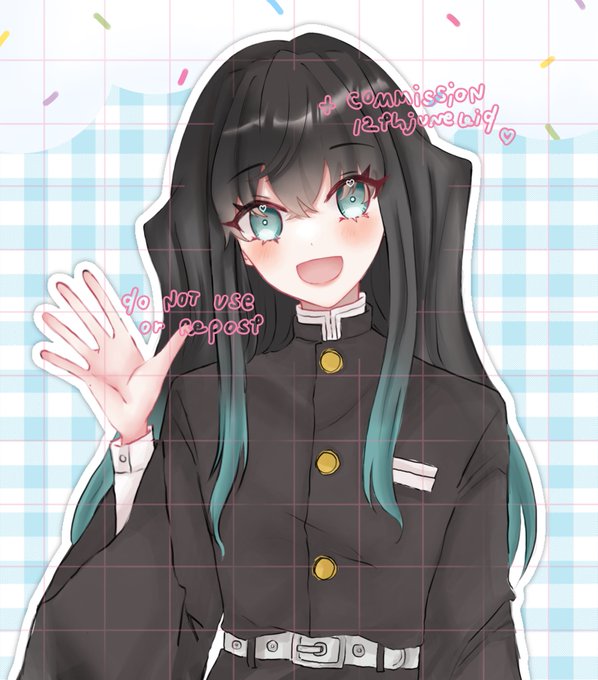 たまよ ✿ rest ( please contact via dm )さんがTwitterに投稿した時透無一郎(鬼滅の刃)のイラスト。
