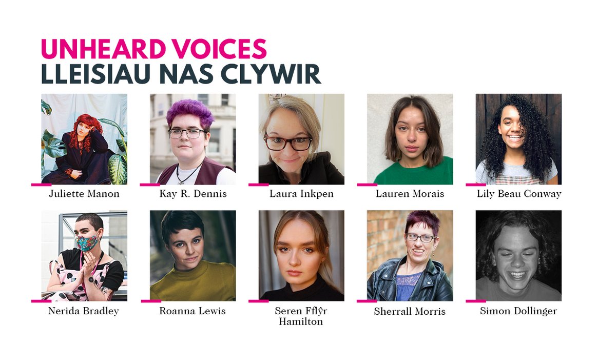 ShermanTheatre's tweet photo. Here they are! We are so pleased to announce the 20 writers who will be taking part in our Unheard Voices programme this year.
1/3 https://t.co/9ScATSN8QT