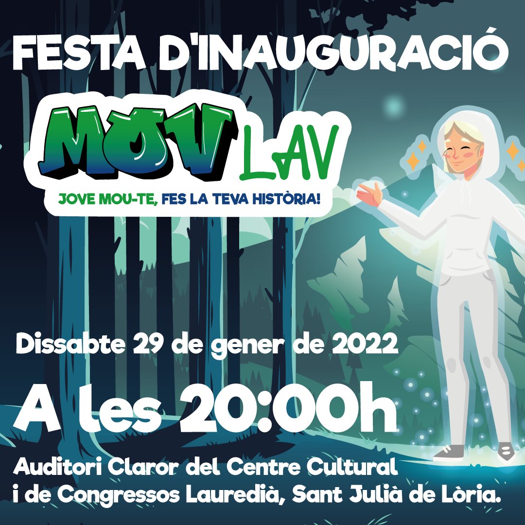 movlav22's tweet photo. A la nostra agenda ho tenim marcat en vermell ‼️🙌🏻

👉🏻 29 de gener presentació de #MOVLAV
📍 Auditori Claror, Sant Julià de Lòria
⌚️ 20.00 hores

‼️ Us esperem a tots, serà un acte GRATUÏT, increïble i emocionant ‼️

📲 Reserva lloc al  744 044 📲 https://t.co/WytTK1YoTq