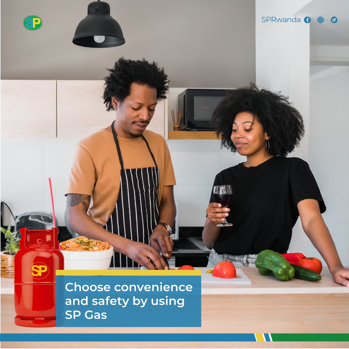 SPRwanda's tweet photo. Convenience, safety, and value for money are some of the benefits of using SP Gas. So what are you waiting for? Get your LPG cylinder from SP service stations and authorized distributors countrywide and enjoy these benefits.

#SPGas #SPRwanda #GoGreen
 #StationService #LPG https://t.co/W9GpekzJLC