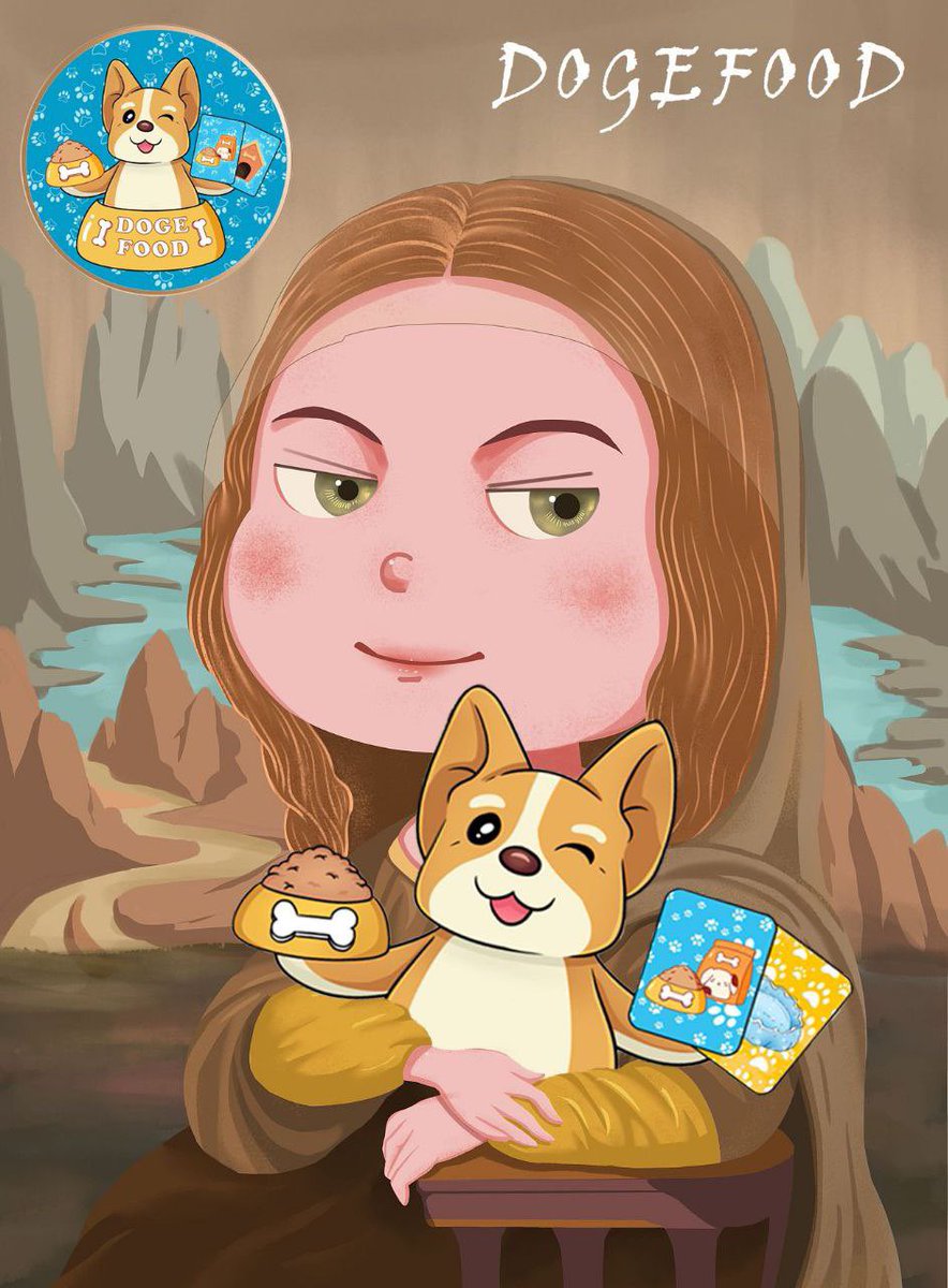DogeFood_bsc's tweet photo. Classical painting with Dogefood 😆
Seem to be _____?  

Take a bite of this😆  
@elonmusk @cz_binance @binance 

#dogefood #BSC #BSCGem #memecoins #x100Gems #painting #BNB #crypto #charity #cryptocurrency https://t.co/cTyaEtK6Bb