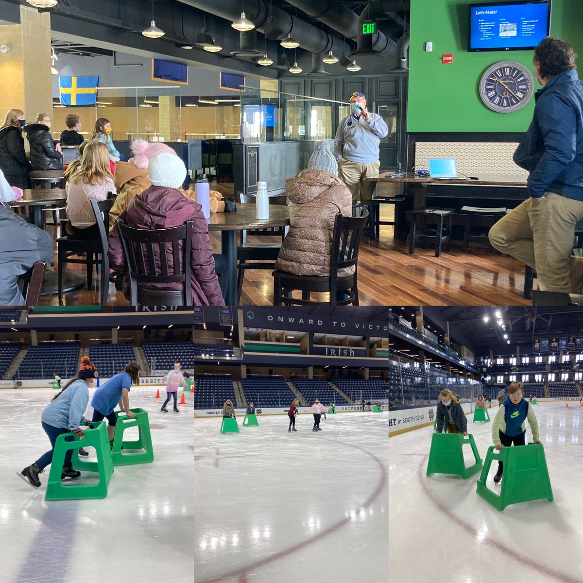 NDCFIA's tweet photo. Yesterday we welcomed our first Experience the Ice group to the rink for the first time in 2 years. Thank you @royalexcursion and @stjoemed for helping to make this trip possible! #thiscounts #communityfirst https://t.co/K8wtuRc7p6