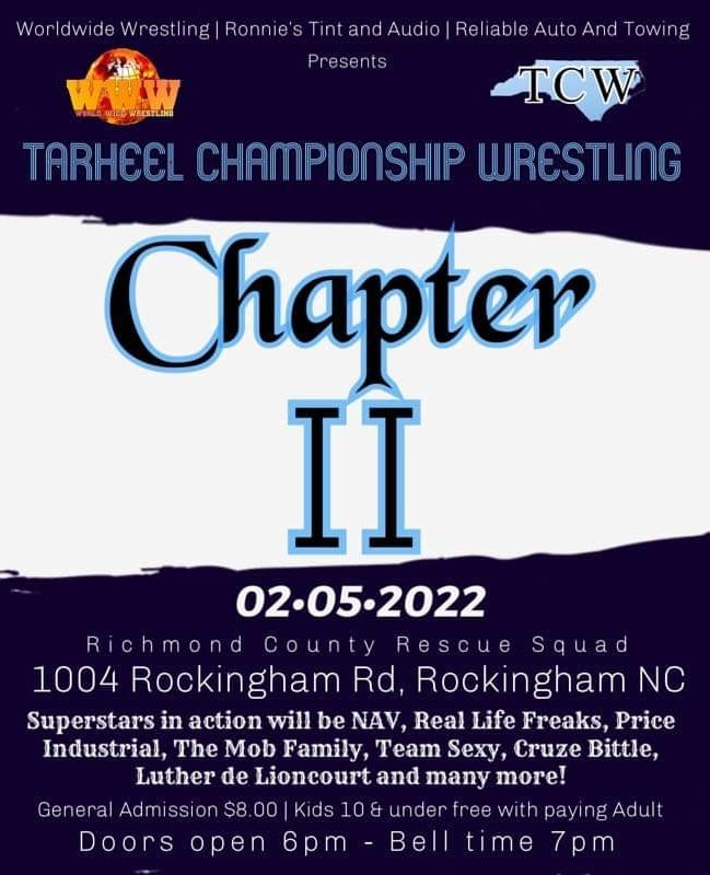 Tarheel Championship Wrestling (TCWCarolina) / Twitter