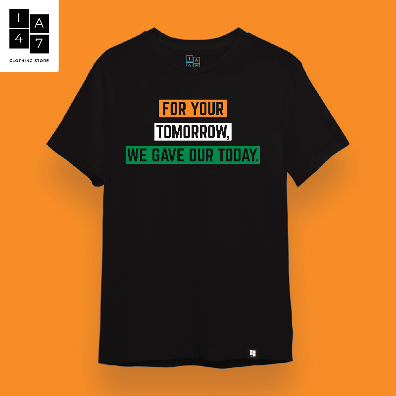 IndiaAfter47's tweet photo. For your tomorrow, we gave our today. 🇮🇳
Click the link in bio to order #ia47
.
#republicday #republicdayindia #republicday2022 #republicdayspecial #republicdaytshirt #republicdaydesign #poem #poems #india #madeinindia #printedinindia #freedom #freedomthinkers #FreedomFighter https://t.co/RLjny0vy3q