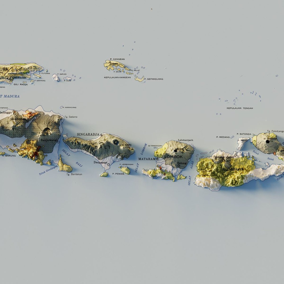 geo_spatialist's tweet photo. A few detail shots of Peta Geologi Indonesia. https://t.co/LEkSnc52LX