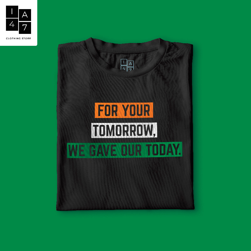 IndiaAfter47's tweet photo. For your tomorrow, we gave our today. 🇮🇳
Click the link in bio to order #ia47
.
#republicday #republicdayindia #republicday2022 #republicdayspecial #republicdaytshirt #republicdaydesign #poem #poems #india #madeinindia #printedinindia #freedom #freedomthinkers #FreedomFighter https://t.co/RLjny0vy3q