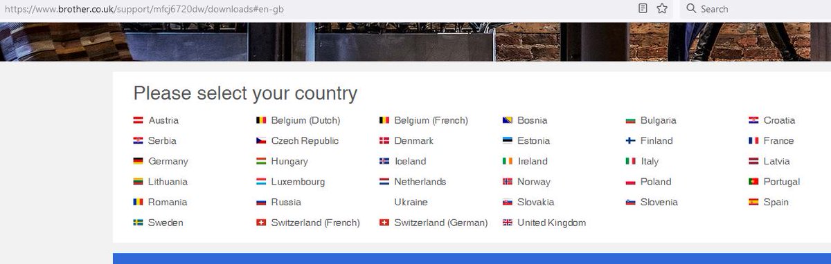 KeithLangmead's tweet photo. @Brother_UK Do you realise Croatia and Serbia are different countries, and that's not Serbia's flag next to its name? https://t.co/NQhoukhBex