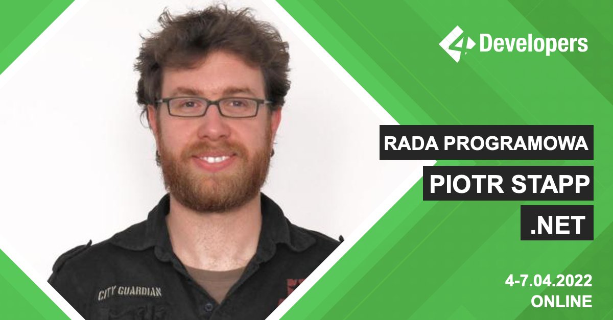 4Developers's tweet photo. Miło nam przedstawić pierwszych dwóch członków Rady Programowej #4Developers! Jakuba Gutkowskiego oraz Piotra Stappa.👏  

⏰ Pamiętajcie, że do 28.02 trwa CFP ➡ https://t.co/yK2WLgcuyV

Więcej informacji👇 @gutek @ptrstpp950 
https://t.co/wlx5aiTrXf https://t.co/3SprGWPQ2R