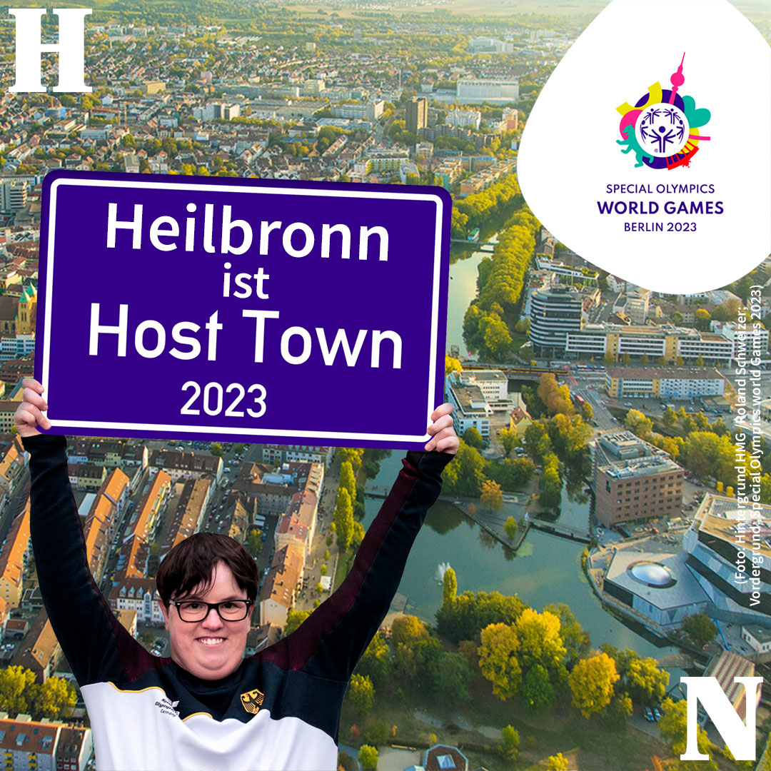 #Heilbronn wird #HostTown bei den #SpecialOlympics in #Berlin. 50 #Athletinnen und #Athleten mit geistiger und mehrfacher Behinderung besuchen uns vor ihrer Teilnahme an den #SOWG2023 vom 17. bis 25. Juni 2023. Geplant ist außerdem ein öffentlicher und #inklusiver #Sporttag.