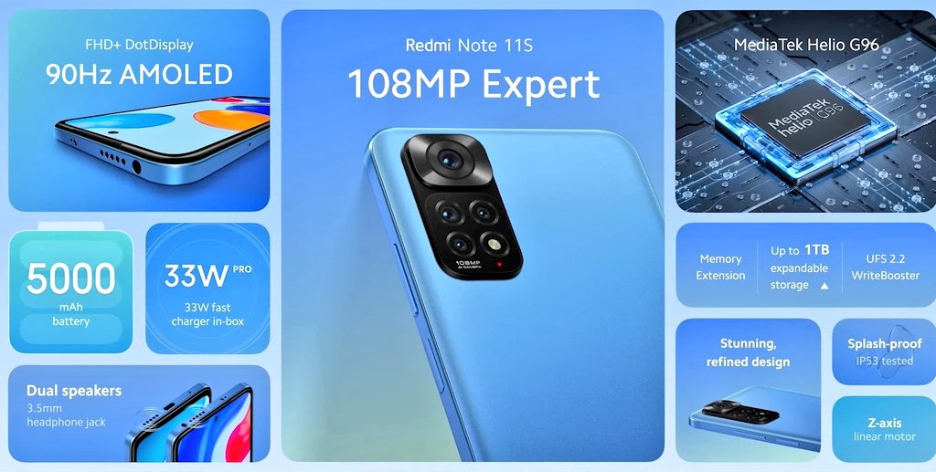 Redmi Note 11 Pro 5G, Redmi Note 11 Pro, Redmi Note 11S and Redmi Note 11