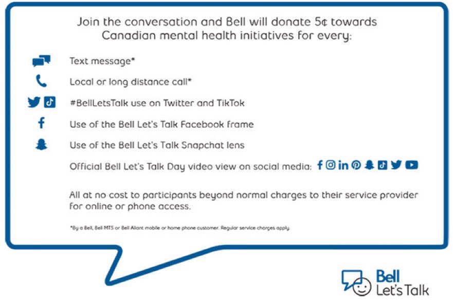 #BellLetsTalk