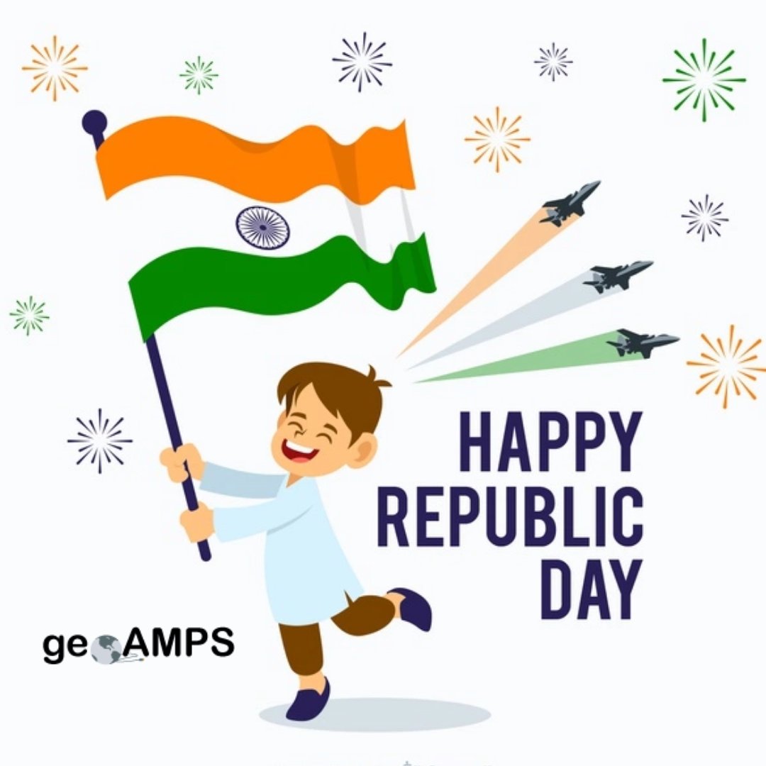 geoAMPS's tweet photo. A thousand salutes to this great nation of ours. May it become even more prosperous and great. Happy Republic Day! https://t.co/Q7oLUj7cC3