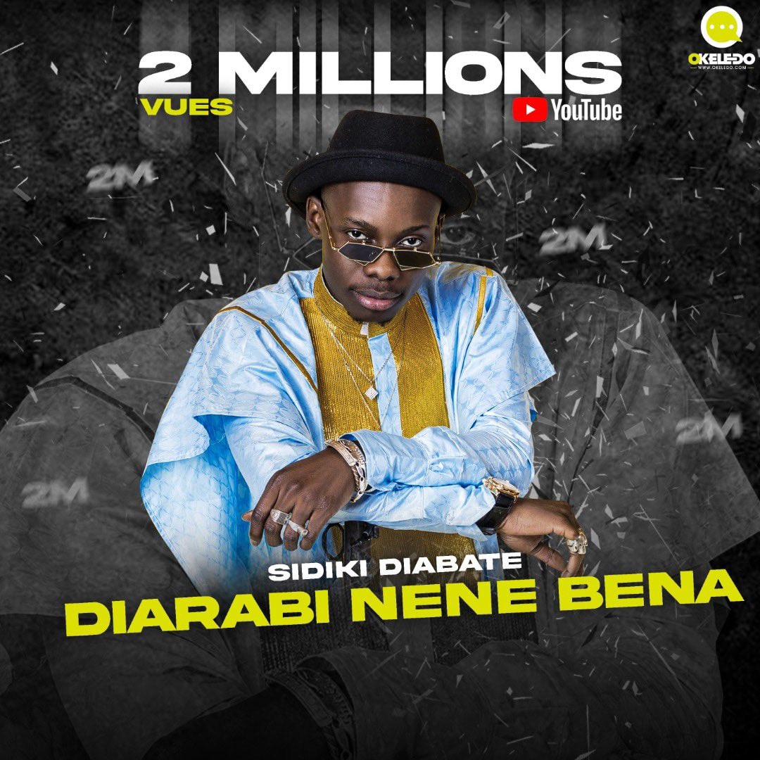 Okeledomag's tweet photo. "Diarabi nèné bena" de Sidiki Diabaté est tellement fort que 2M des personnes qui l'ont Kiffé ont tous eu la maladie de l'amour qui unit dans son lit les Man cholé et les go choualés.
🔗https://t.co/p1rSn4tq8D
#dmusic #sidikidiabate #okeledomillionsdevues https://t.co/SUvMKU4Ina