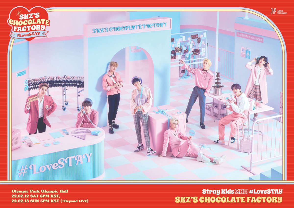 Chrisutopher's tweet photo. With this we announce SKZ'S CHOCOLATE FACTORY and we invite Stay to visit our factory! This is something different that we've had on our previous fansign. It's almost Valentine, we should celebrate it, even tho it's still early for that. See you there, Stay. https://t.co/HIa3VjD1o9