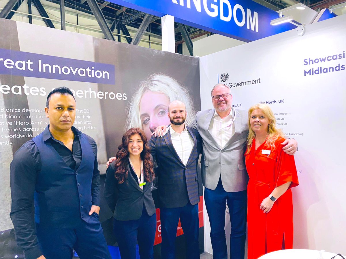 LouiseStock3's tweet photo. Great to meet up with @MDBiz at @Arab_Health to discuss the #midlands @tradegovuk_WM @tradegovuk_EM and @MDBiz MOU for #lifescience https://t.co/8d3DbPrRWU