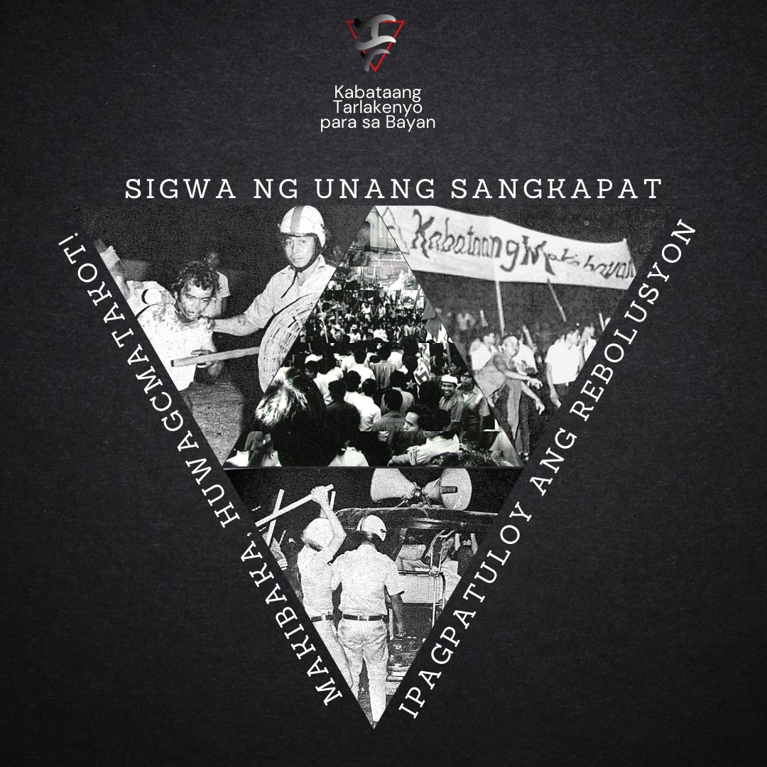 KTBAnakbayan's tweet photo. KABATAAN, TUMUNGO SA LANSANGAN, IPAGPATULOY ANG MILITANTENG DIWA NG UNANG SIGWA! PADUGUIN NG DAAN LIBONG BESES ANG TRAYDOR, KORAP, PAHIRAP AT PASISTANG SI DUTERTE! https://t.co/CFMw8nCHTJ