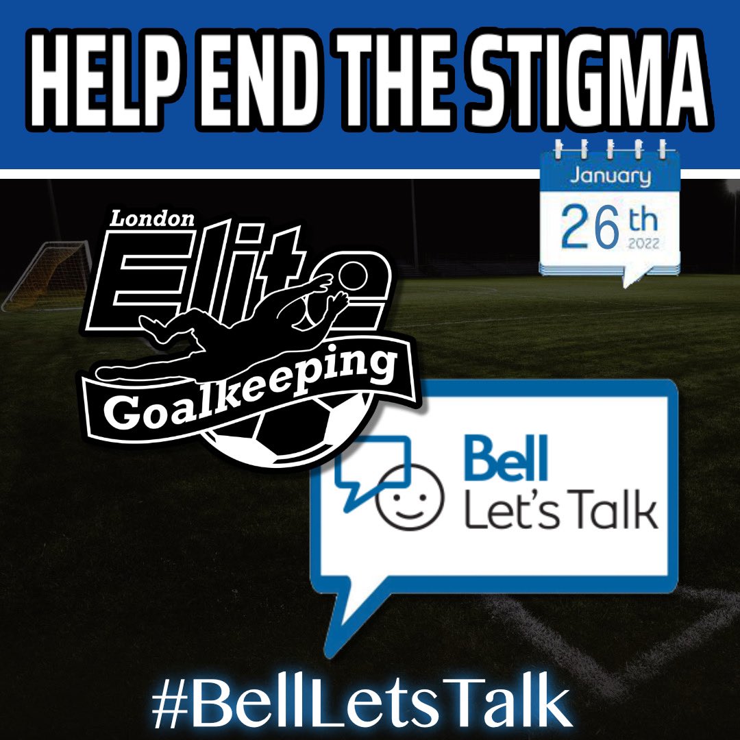 LondonEliteGK's tweet photo. Let’s Help End The Stigma !

#bellletstalk #bellletstalk💙 https://t.co/OiIdfnRuVJ
