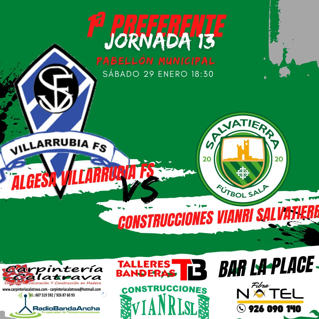 SalvatierraCd's tweet photo. 📣 Volvemos a competir 💪 la liga no para y el próximo Sábado 📆 jugaremos el último partido de la primera vuelta 🆚 @algesavillarrubiafs  partido complicado en un 🏟️ donde será difícil ganar y ante un equipo muy sólido e intenso ⚔️ nuestro chicos lucharán por la victoria ✌️💚 https://t.co/myMddNKb9z