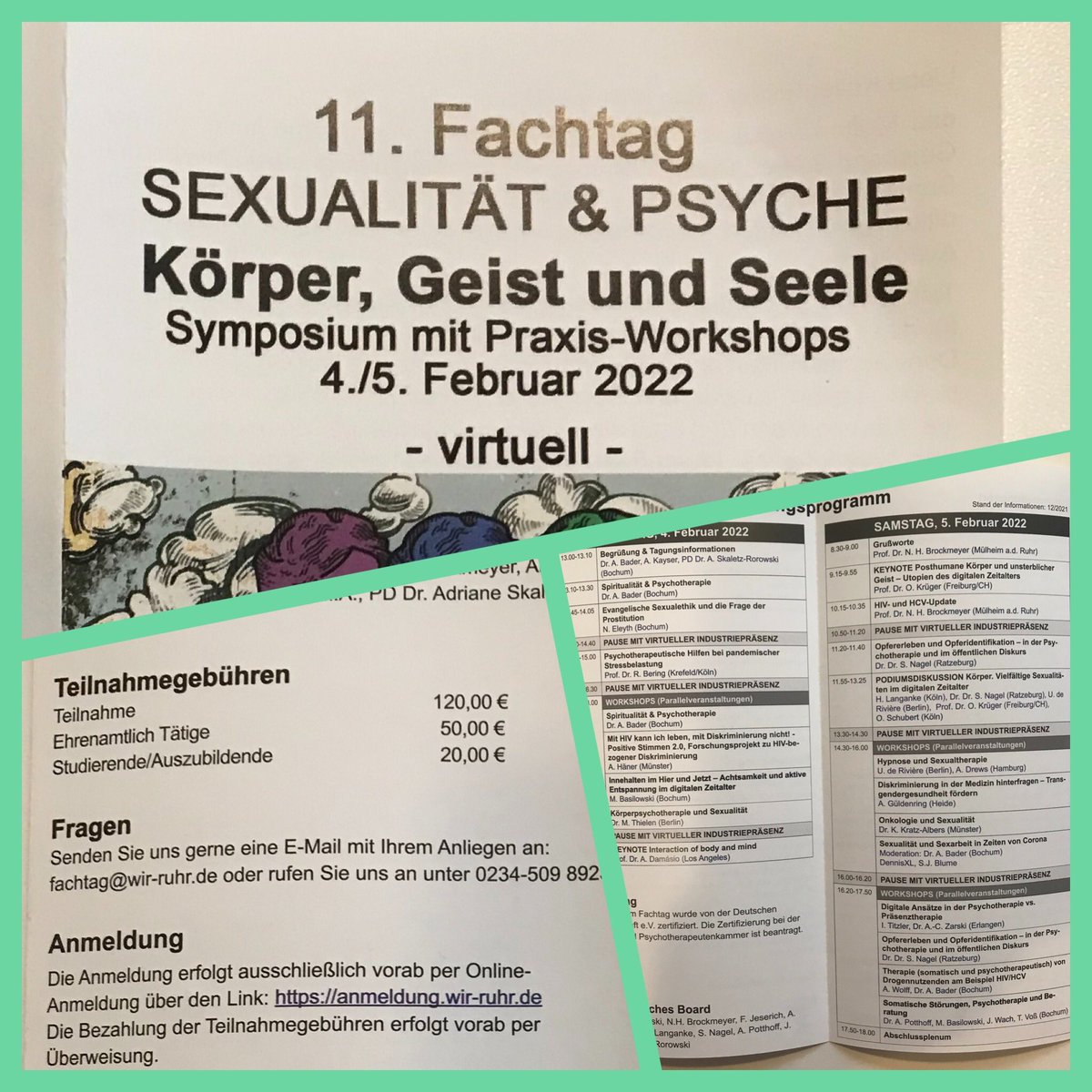 Ein paar freie Plätze gibt es noch! Der Jahresauftakt für alle, denen #Sexualität und #Psyche am professionellen Herzen liegen. Vielfalt im Programm, Praktisches in den Workshops. Check it out: wir-ruhr.de/wp-content/upl…