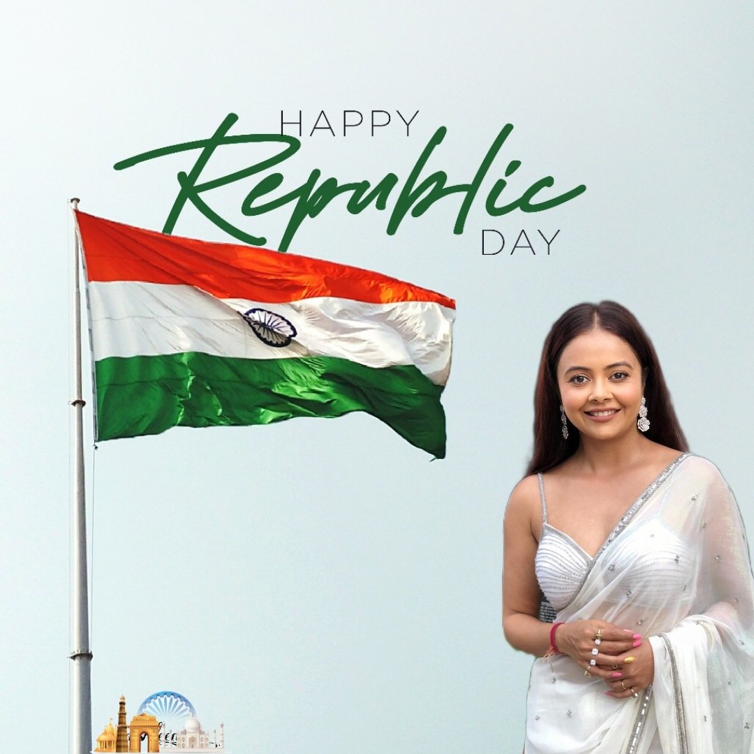 DevoRohit's tweet photo. 💮💮💮 HAPPY REPUBLIC DAY 💮💮💮
🇮🇳🇮🇳🇮🇳 JAI HIND JAI BHARAT 🇮🇳🇮🇳🇮🇳
@Devoleena_23 🇮🇳✨💮
#GetWellSoonDevo #DevoleenaBhattcharjee https://t.co/AfyUsC3iuS
