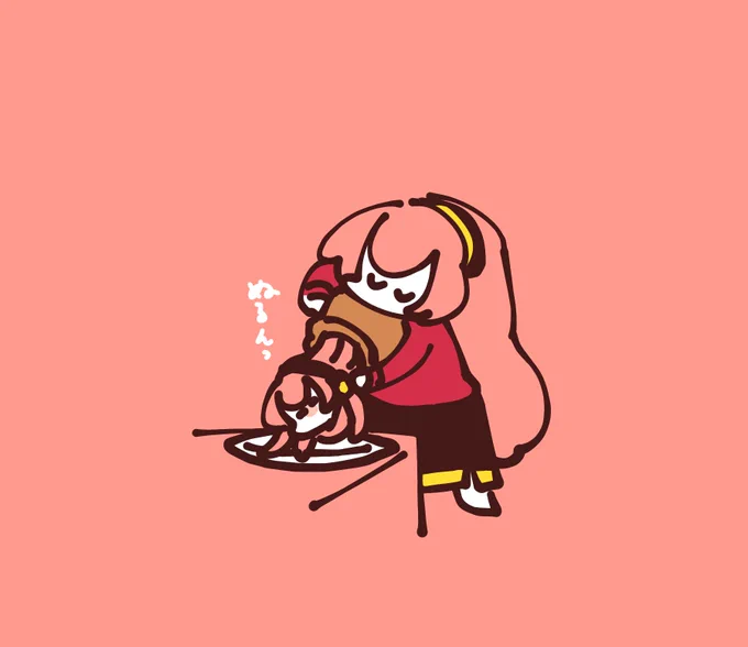 たこルカを注ぐルカさん🐙 