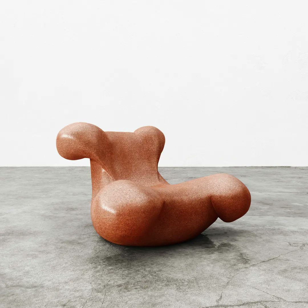 PaddyPikeStudio's tweet photo. This is the Baloo Chair that I sculpted in VR, recently released and will be available as an NFT later this year, compatible with the Metaverse. Also available in physical form, made from fiberglass.

 #furnituredesign #contemporarydesign #collectibledesign #nftart #NFTcommunity https://t.co/teYmWvw8Ew